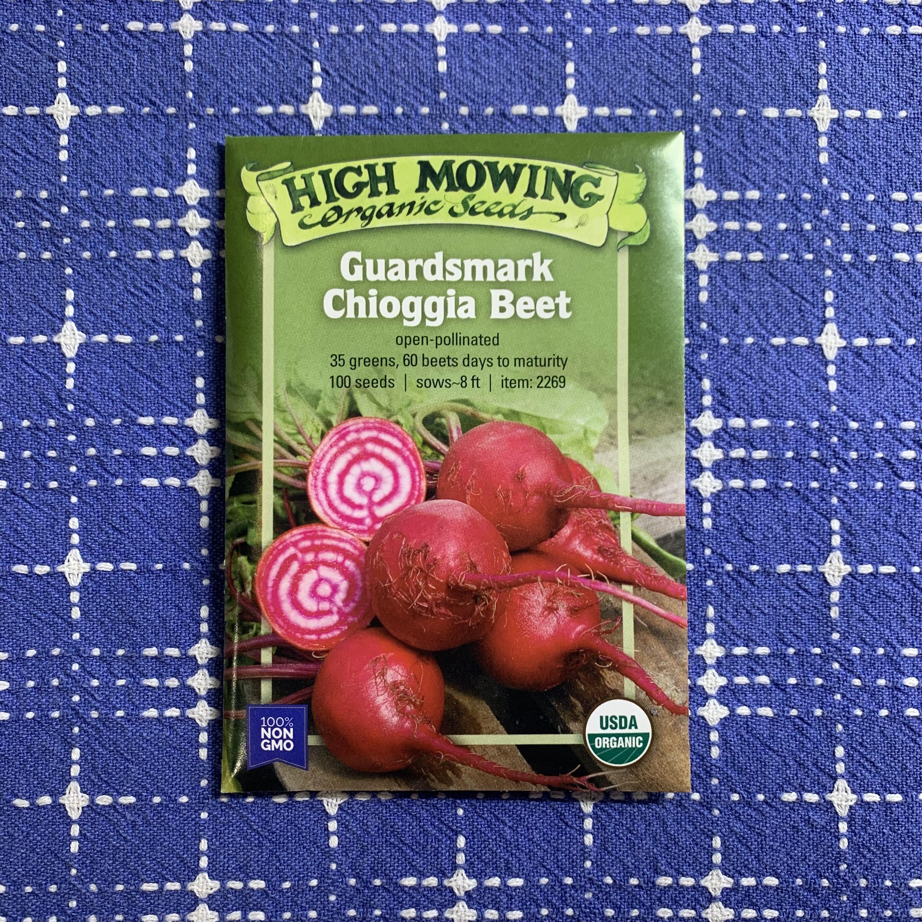 High Mowing Organic Seeds Guardsmark Chioggia Beet - Thumbnail 2