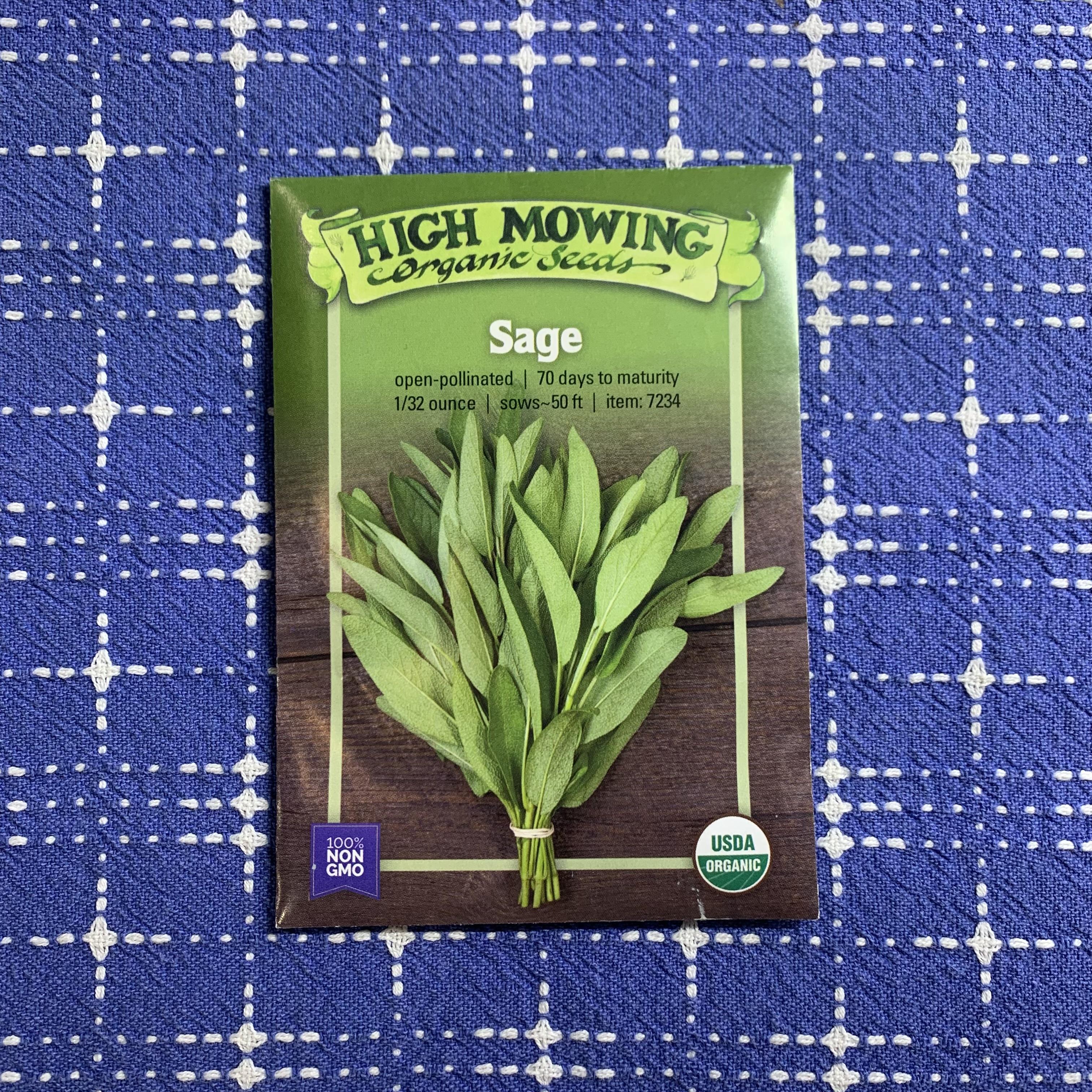 High Mowing Organic Seeds Sage - Thumbnail 2