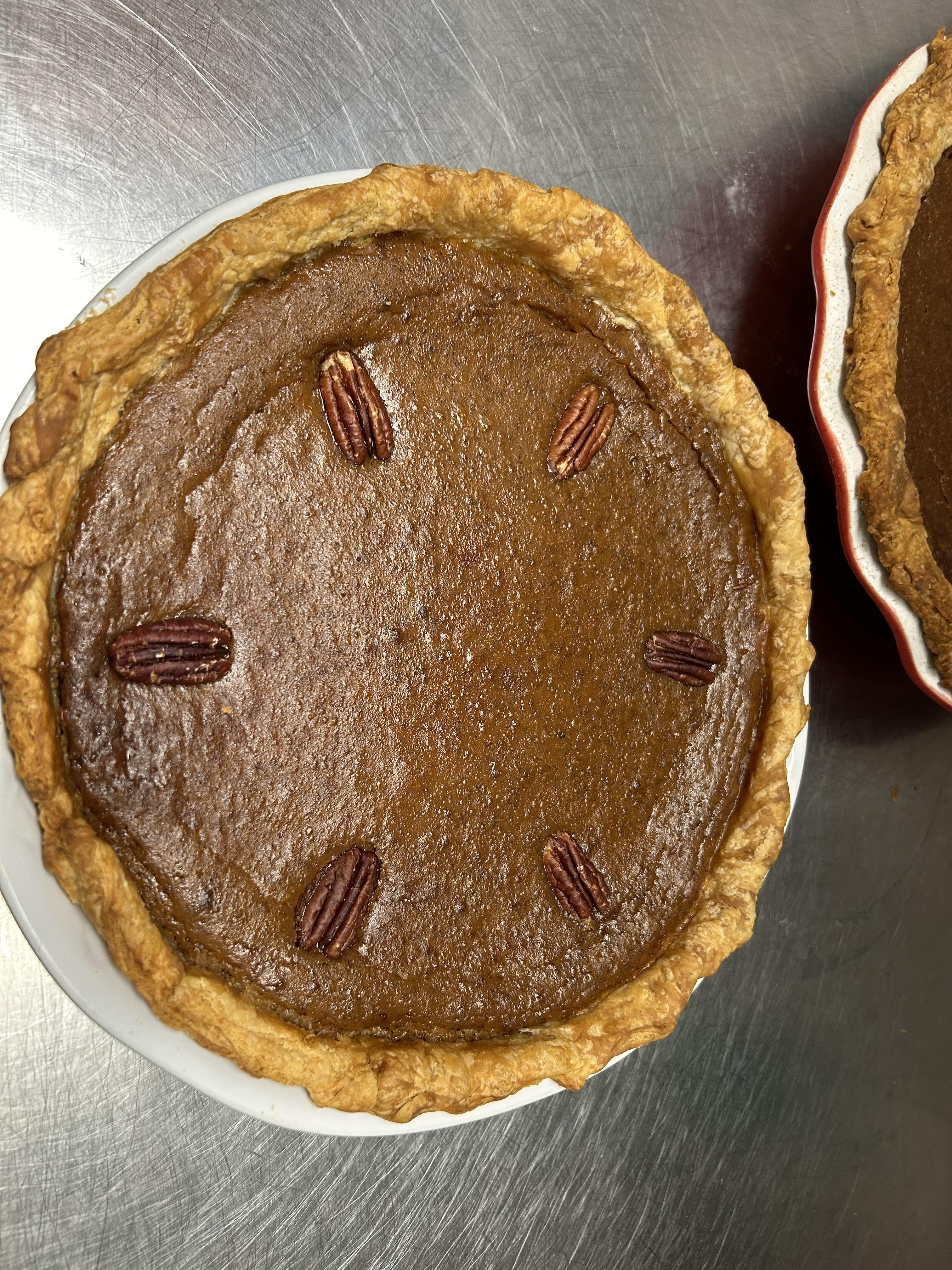 Pumpkin Pie - sourdough crusted