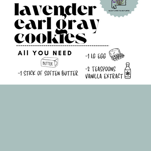 Lavender Cookie Mixes, 3 Flavor Options