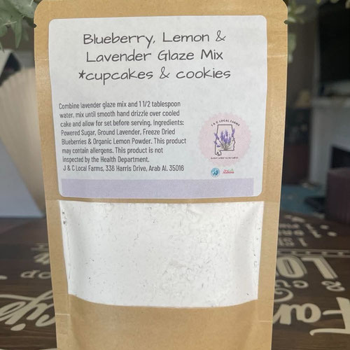 Blueberry Lavender Lemon Cake Glaze from J & C Local Farms — Huntsville Food Hub