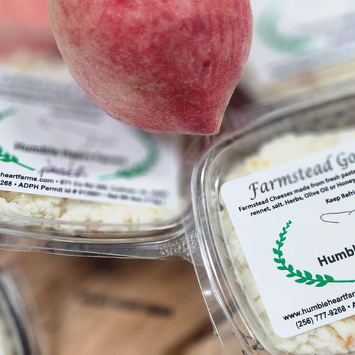 Peach Goat Cheese from Humble Heart Farms — Huntsville Food Hub