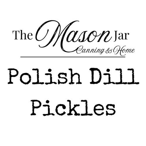 Pickles - Polish Dills