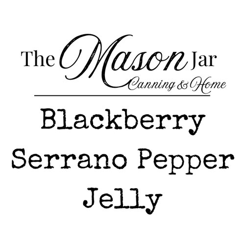 Pepper Jelly - Blackberry Serrano