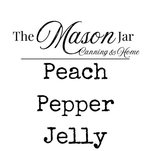 Pepper Jelly - Peach from The Mason Jar - Canning & Home LLC — Huntsville Food Hub