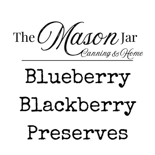 Black & Blue Preserves from The Mason Jar - Canning & Home LLC — Huntsville Food Hub
