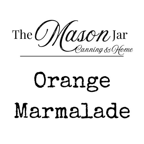 Orange Marmalade