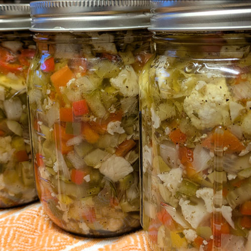 Relish - Giardiniera from The Mason Jar - Canning & Home LLC — Huntsville Food Hub