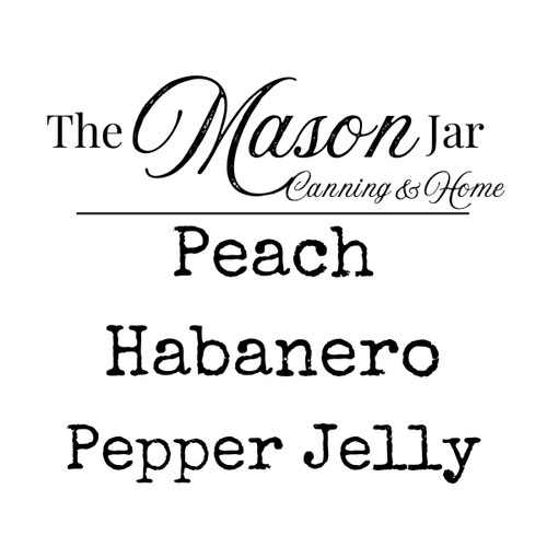 Pepper Jelly - Peach Habanero from The Mason Jar - Canning & Home LLC — Huntsville Food Hub
