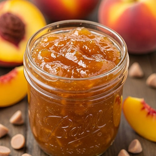 Butterscotch Peach Pie Preserves