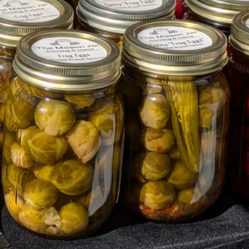 Pickled Brussels Sprouts from The Mason Jar - Canning & Home LLC — Huntsville Food Hub
