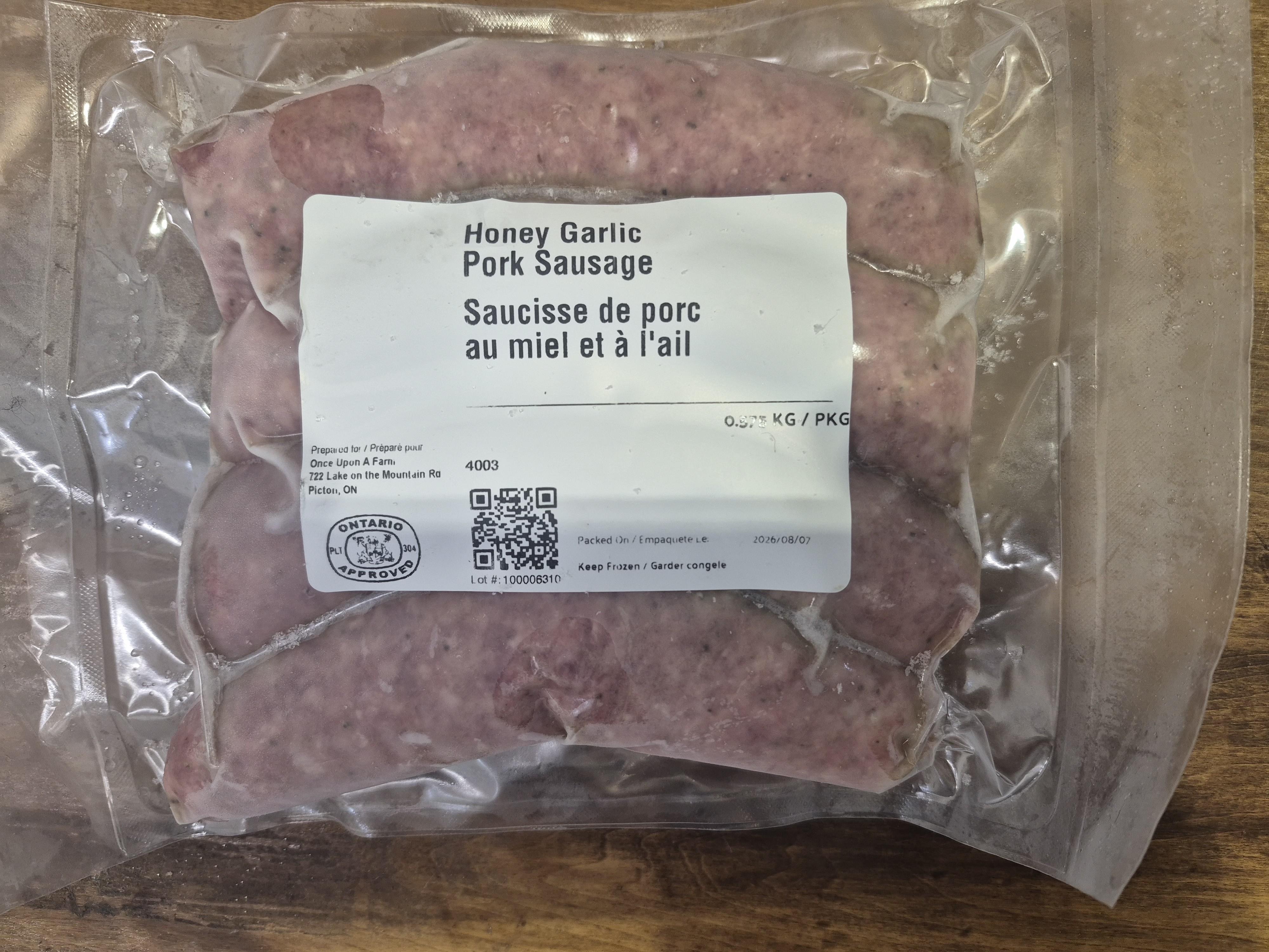 Honey Garlic Pork Sausages