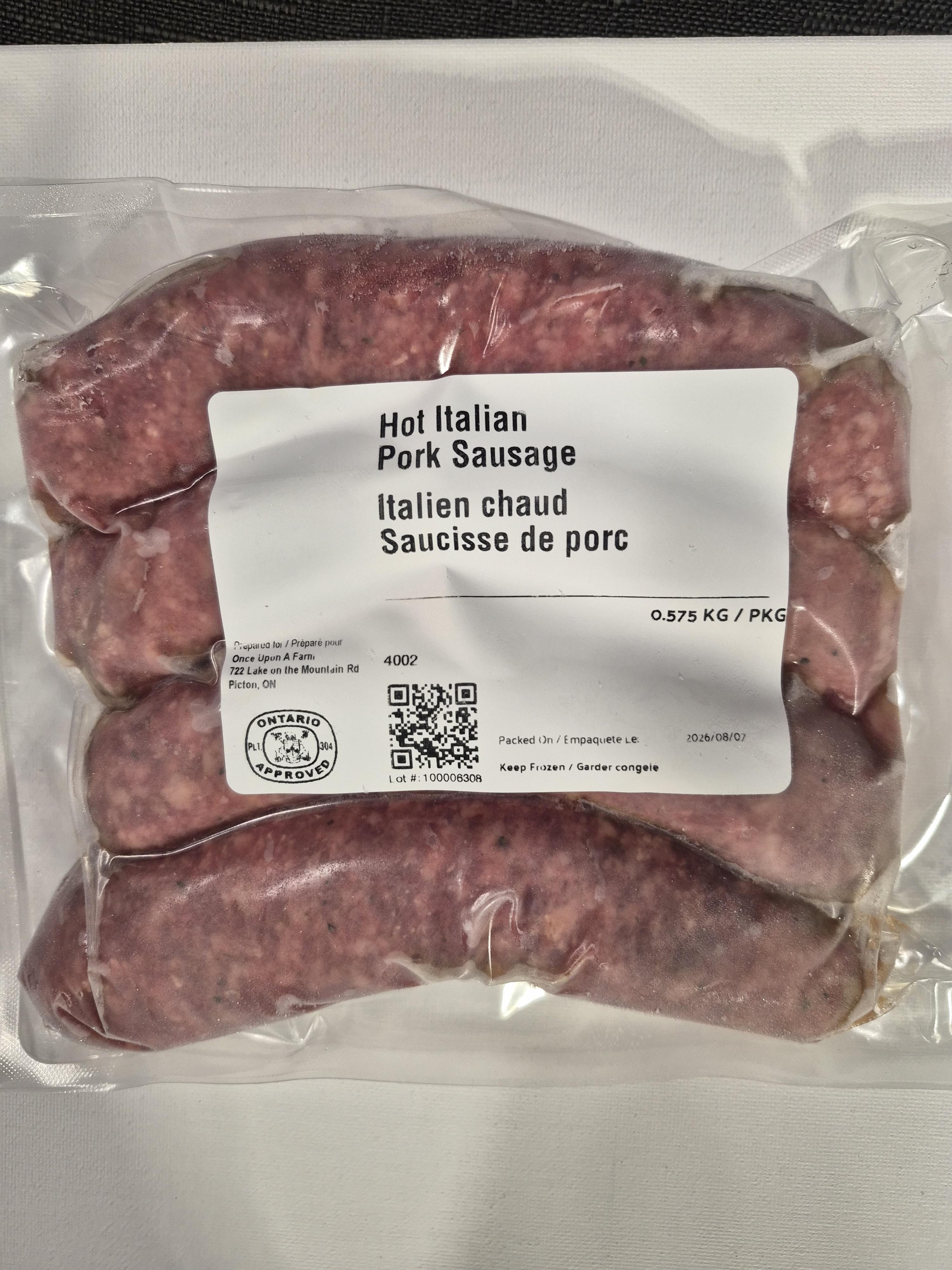 Hot Italian Pork Sausages