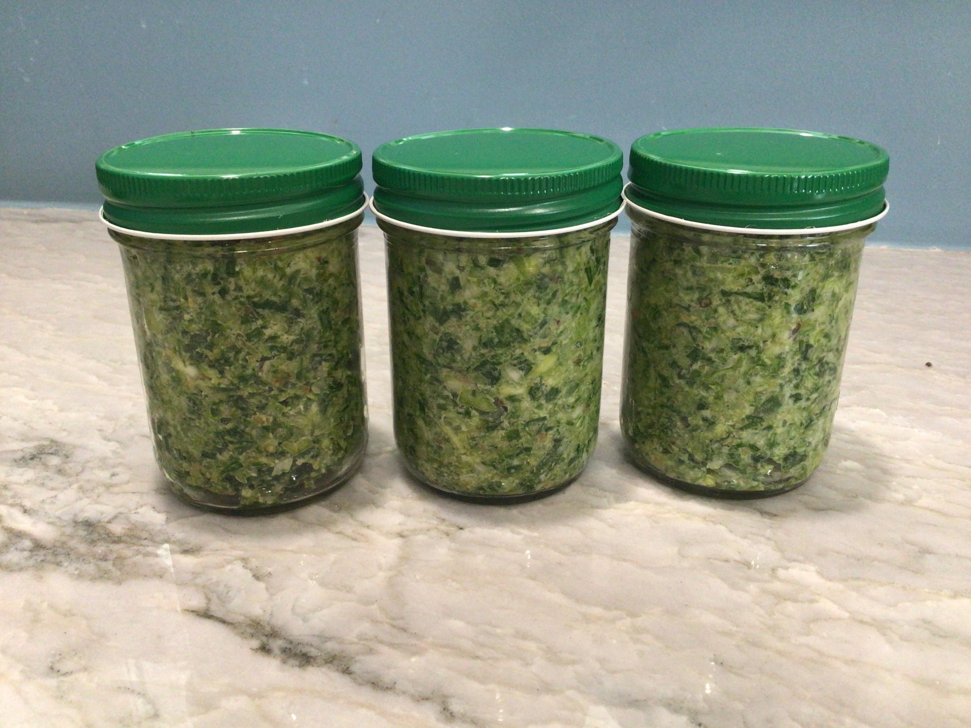 Garlic Scape Pesto