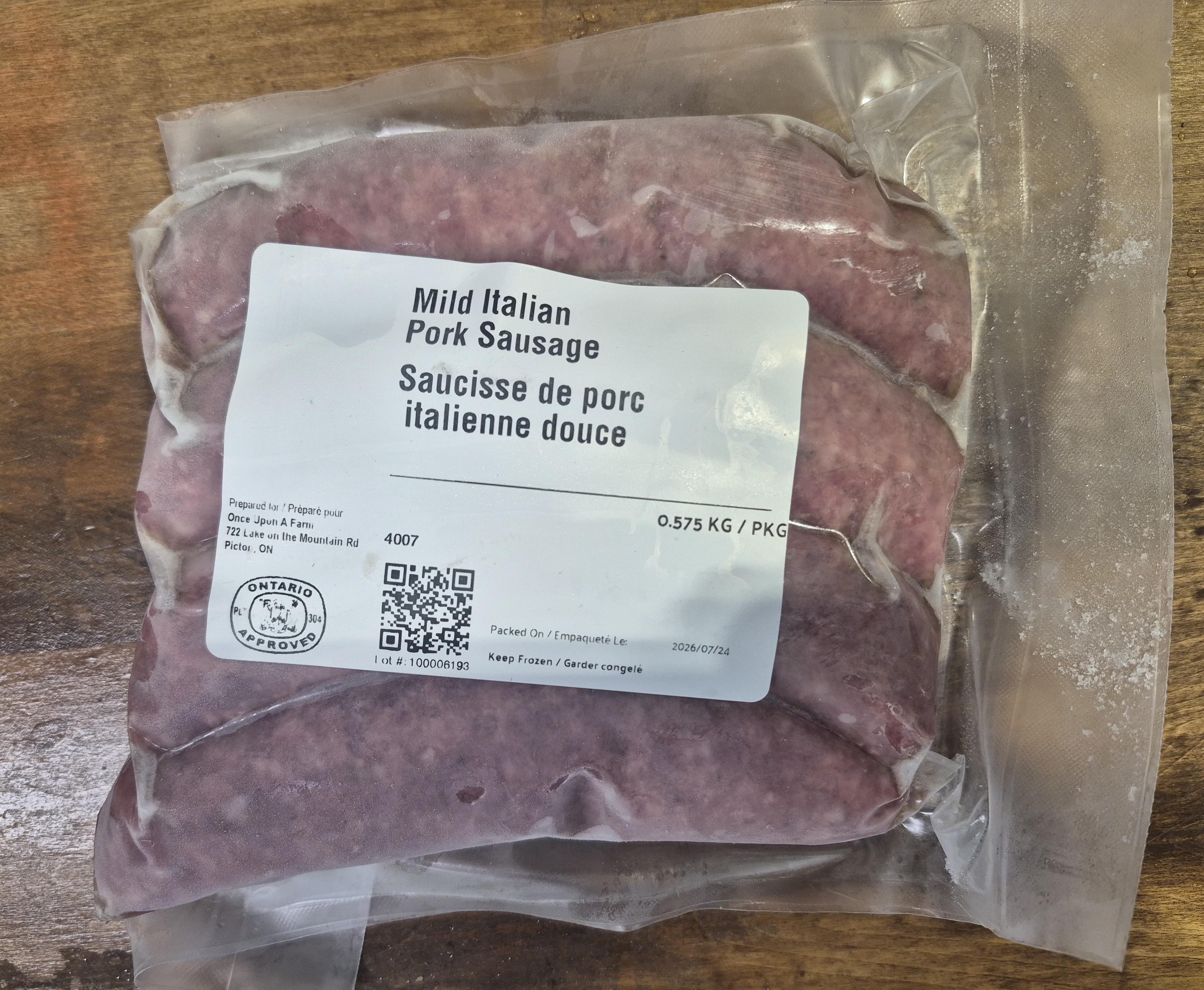 Mild Italian Pork Sausages