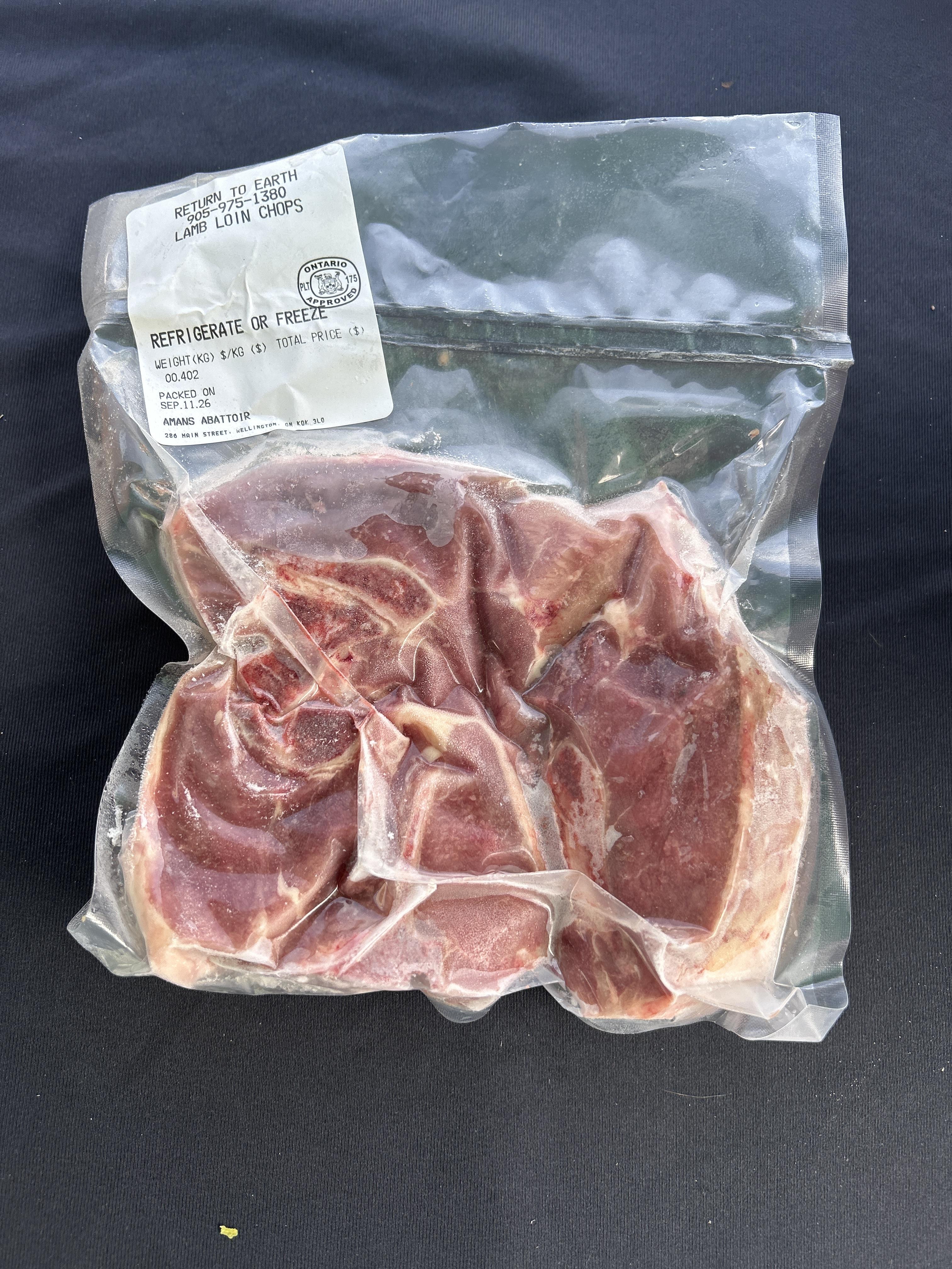 Lamb loin chops