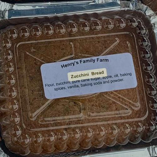 Zucchini Bread( Famous family Bread) from Henry’s Family Farm — Huntsville Food Hub