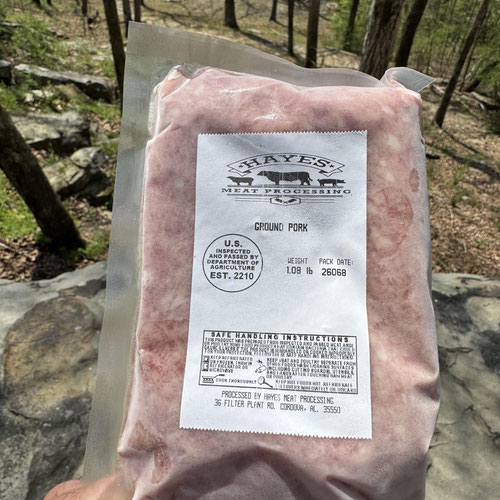 Gourmet Ground Pork - American Guinea Hog - No Seasoning