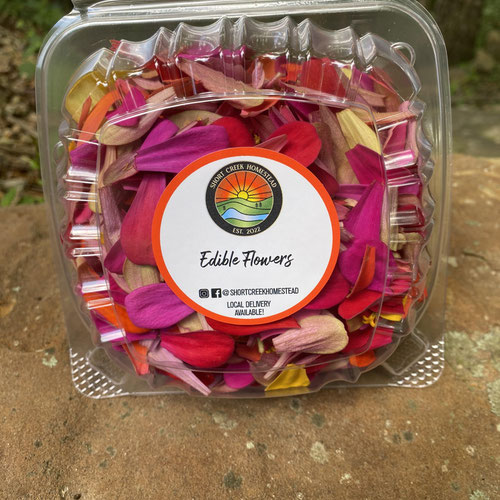 Edible Flowers | Summer Sunset Petal Mix