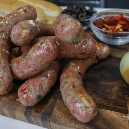 Supreme Italian Pizza & Mozzarella Brats from Farm 47 — Huntsville Food Hub
