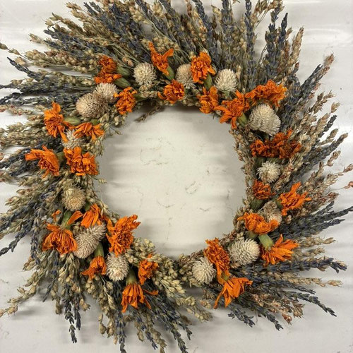 Hocus Pocus Dried Wreath from Flower Child Maysville — Huntsville Food Hub