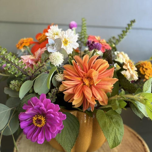 Pumpkin Pot Arrangement from Flower Child Maysville — Huntsville Food Hub