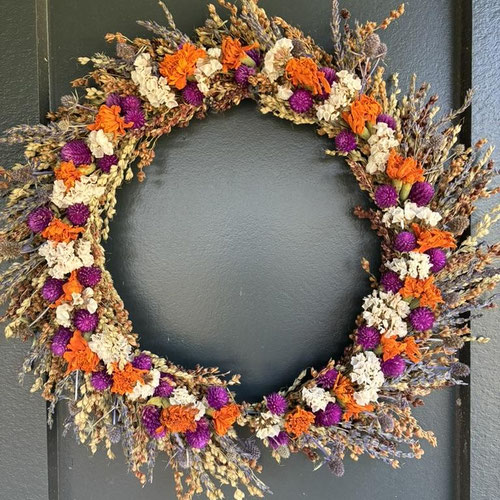 Halloween Dried Wreath from Flower Child Maysville — Huntsville Food Hub