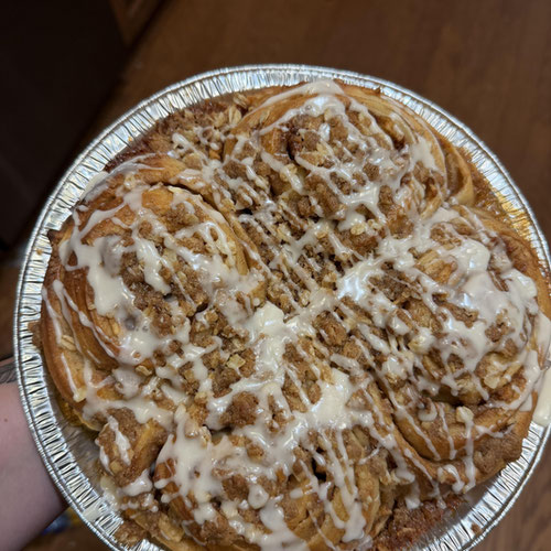 Apple Crisp Sourdough Cinnamon Rolls (4) from The Divergent Forge Makery and Bakery — Huntsville Food Hub
