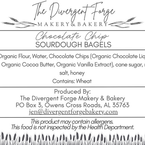Sourdough Bagels - Chocolate Chip from The Divergent Forge Makery and Bakery — Huntsville Food Hub