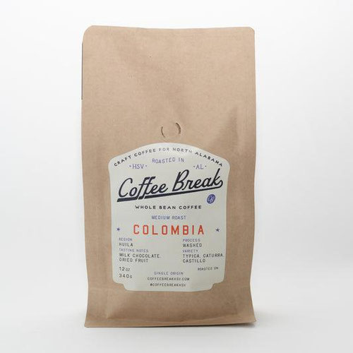 Colombia, Huila - Available Whole Bean or Ground from Coffee Break — Huntsville Food Hub