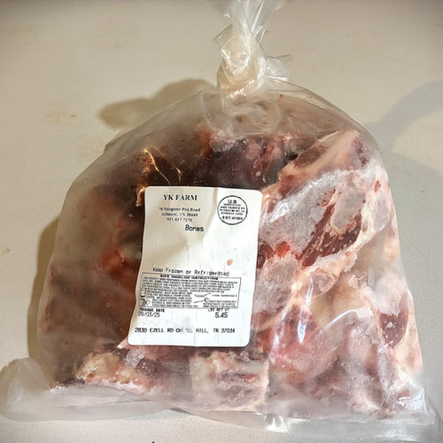 Stock Bones, Grass-Fed/Finished, Approx. 5 lbs.