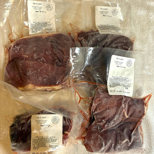 Steak Sampler, Grass-Fed/Finished (Strip, Filet Mignon, Sirloin)
