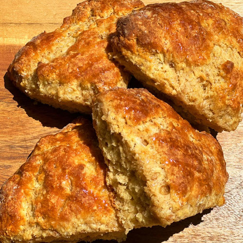 Sourdough Honey Cinnamon Scones