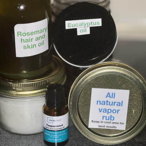 All natural vapor rub- 8 oz.