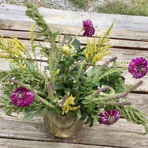 Golden hour design-10-15 stems(wrapped) from Atlanta’s Pretty Petals — Huntsville Food Hub