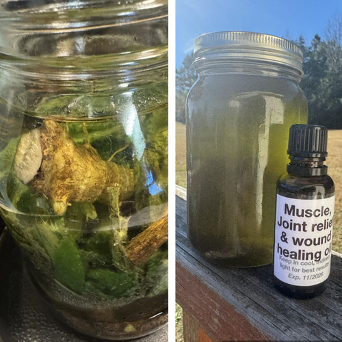 Muscle, joint relief & wound healing oil-2 oz.