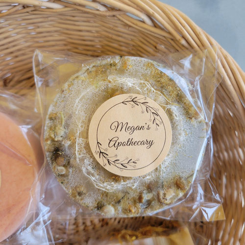 Chamomile Honey Soap with Loofah
