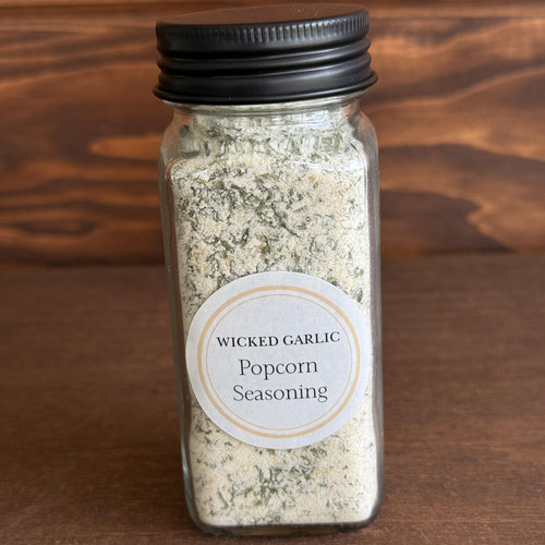 Garlic Popcorn seasoning from Wicked Garlic — Huntsville Food Hub