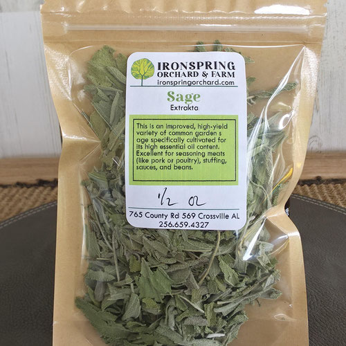 Dried Herbs - Extrakta Sage from Ironspring Orchard & Farm — Huntsville Food Hub