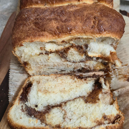 Japanese Milk Bread Loaf - Brown Sugar Cinnamon