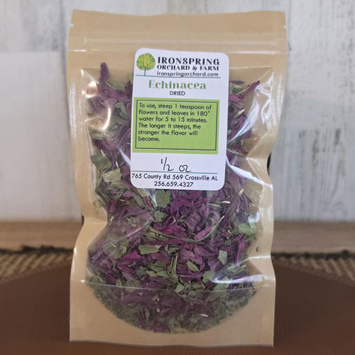 Dried Herbs - Echinacea from Ironspring Orchard & Farm — Huntsville Food Hub