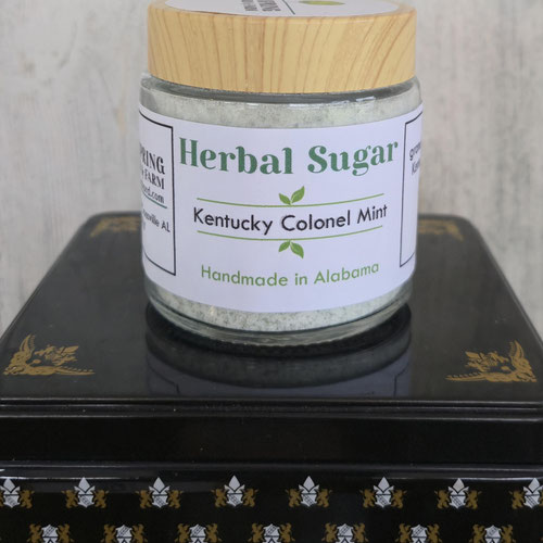 Herbal Sugar - Kentucky Colonel Mint from Ironspring Orchard & Farm — Huntsville Food Hub