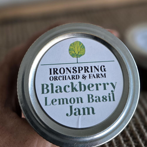 Jam - Blackberry Lemon Basil from Ironspring Orchard & Farm — Huntsville Food Hub