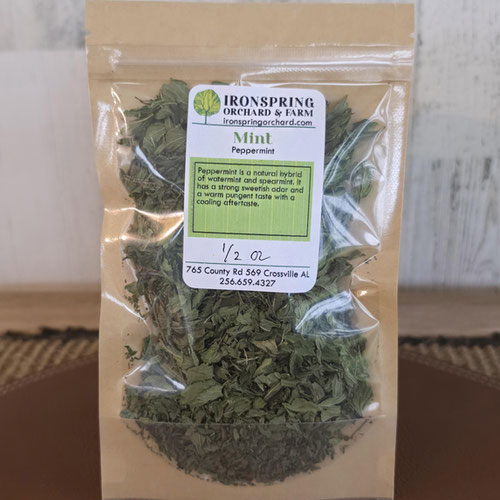 Dried Herbs - Peppermint from Ironspring Orchard & Farm — Huntsville Food Hub