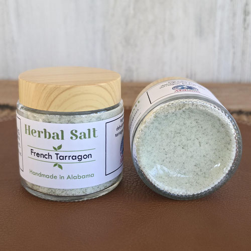 Herbal Salt - French Tarragon from Ironspring Orchard & Farm — Huntsville Food Hub