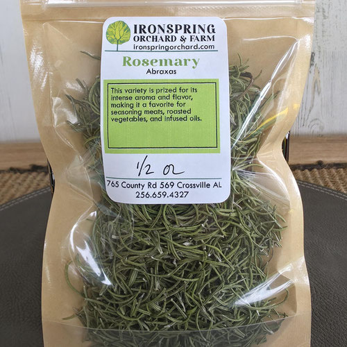 Dried Herbs - Rosemary Abraxas from Ironspring Orchard & Farm — Huntsville Food Hub