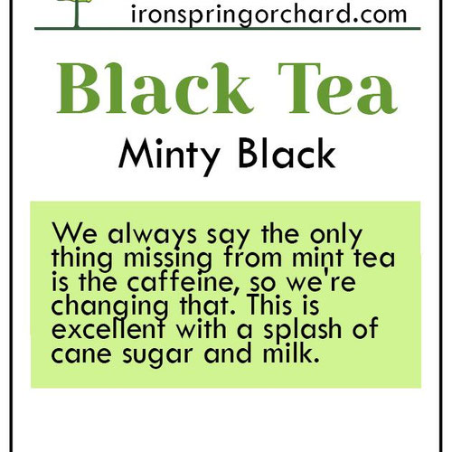 Black Tea - Minty Black from Ironspring Orchard & Farm — Huntsville Food Hub