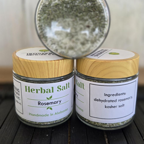 Herbal Salt - Rosemary from Ironspring Orchard & Farm — Huntsville Food Hub