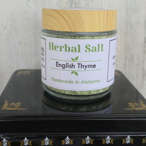 Herbal Salt - English Thyme from Ironspring Orchard & Farm — Huntsville Food Hub
