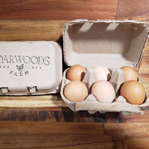 Half Dozen Pasture Laid Chicken Eggs (Non-GMO, No Soy, No Corn)